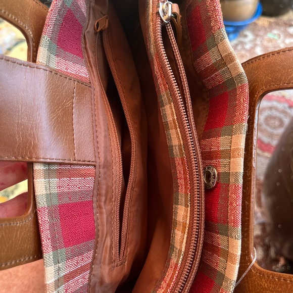 Longaberger Orchard Park Plaid Purse - Picture 2 of 9